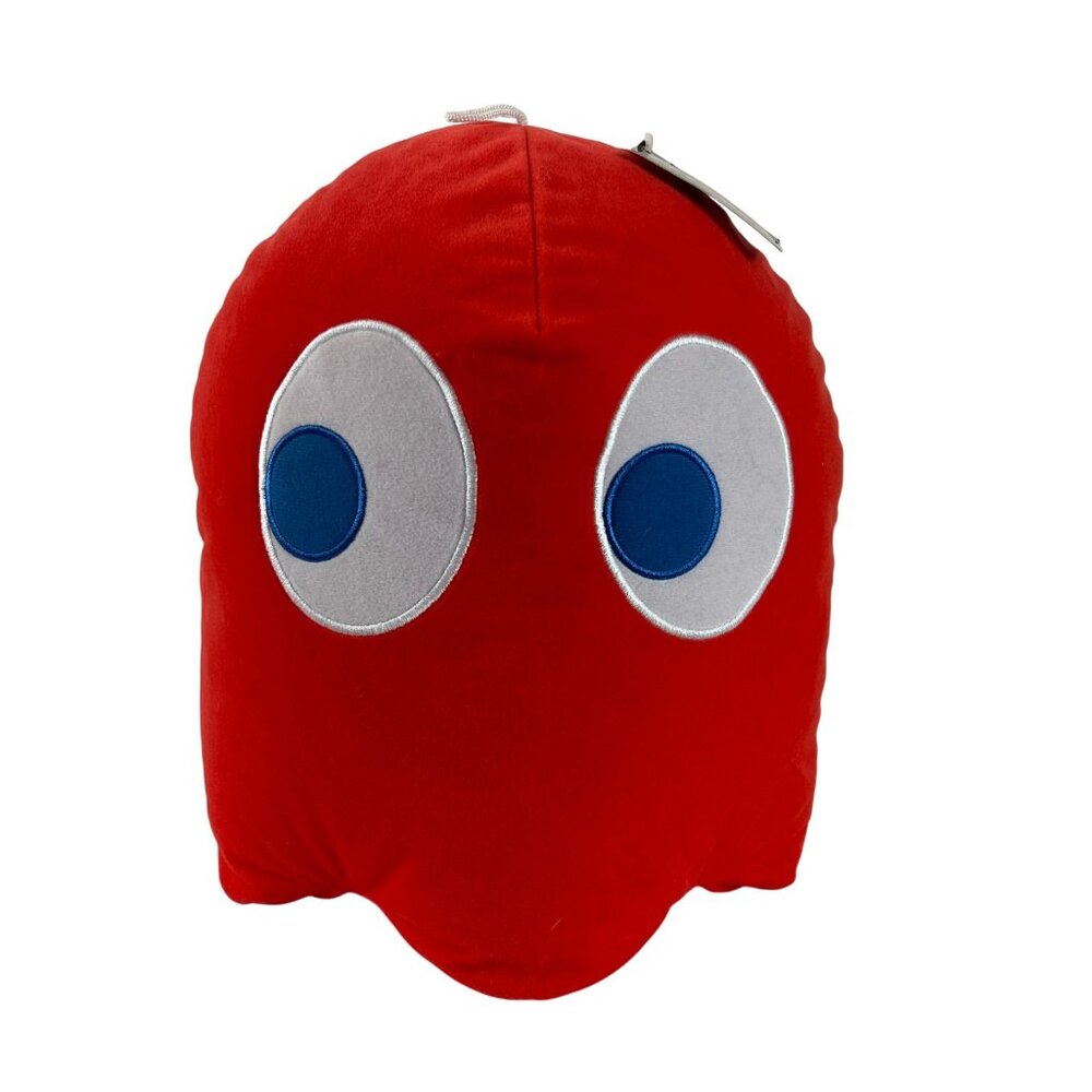 Bandai Pacman Red Ghost‎ Blinky Plush 13" Stuffed Toy Lovey